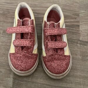 Toddler girls sparkly Vans